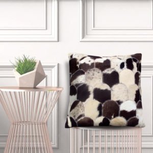 BUNTOK Leather cushion covers with cushion Furniche