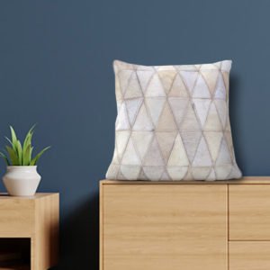 DENPASAR Leather Cushion Covers with cushion Furniche