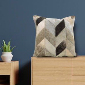 JAYAPURA Leather Cushion Covers with cushion Furniche