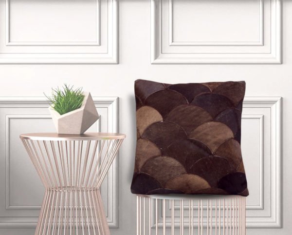 MATARAM Leather Cushion Covers with cushion Furniche