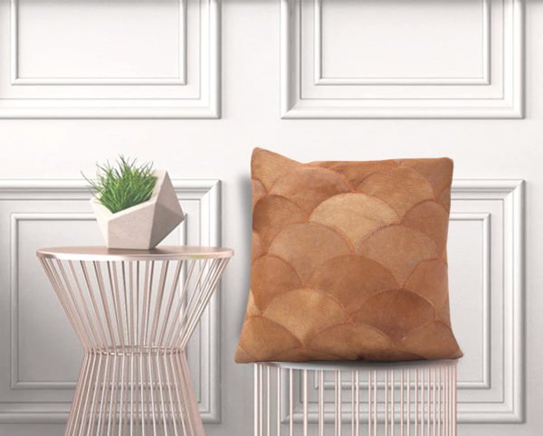 SUMBA Leather Cushion Covers with cushion Furniche
