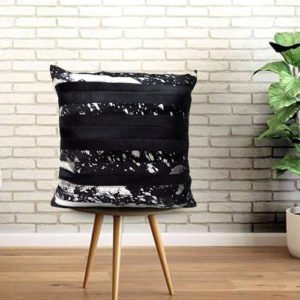 TASMAN leather cushion covers with cushions Furniche